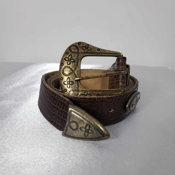le chateau Accessories - Vintage Le château Guenine Leather Belt